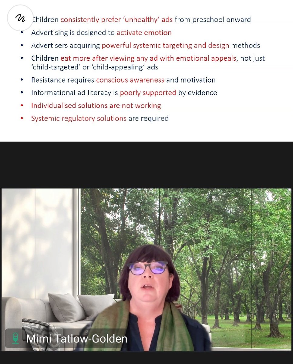 Children eat more after viewing any ad with emotional appeal, not just child-targetted ones. .@MimiTGolden
#stopmarketingtokids
#unhealthyfoodmarketing