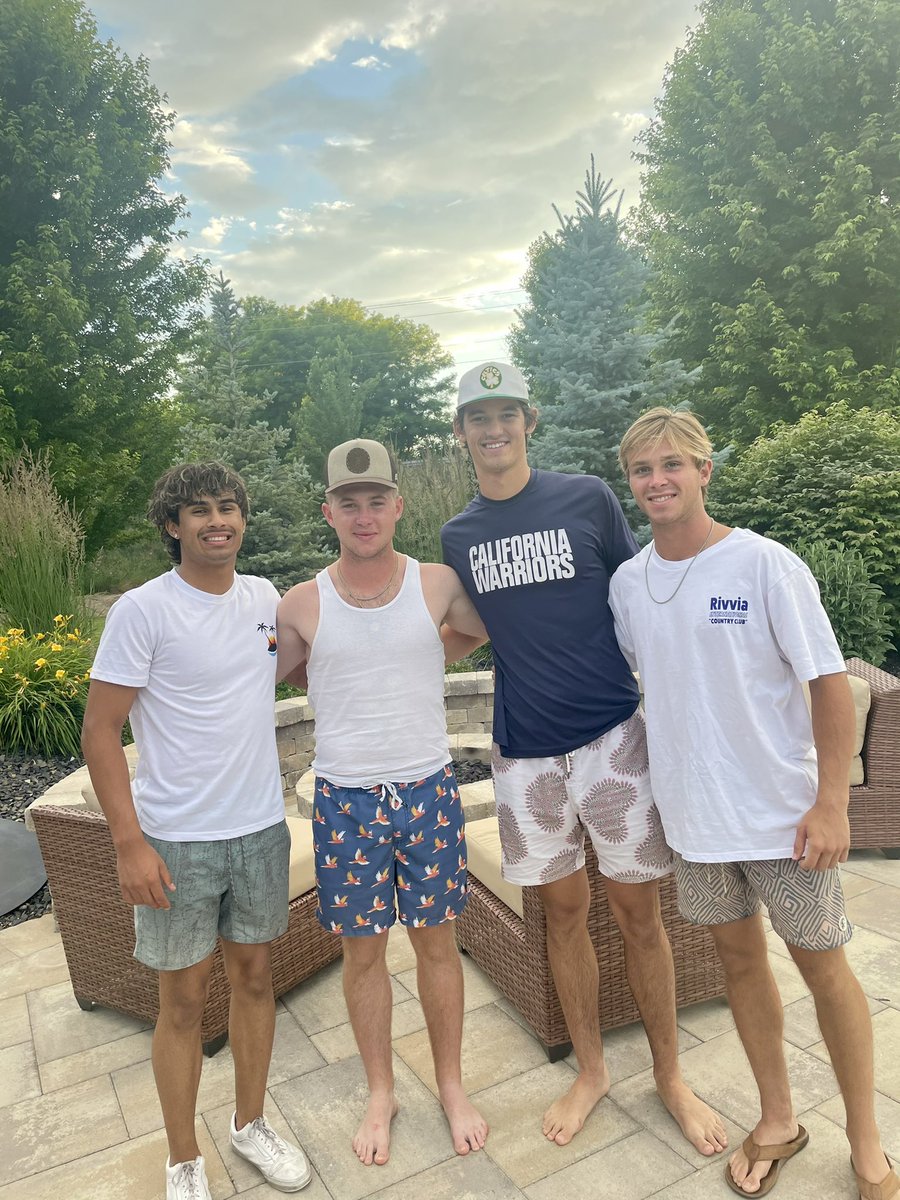 It’s amazing how Baseball forms lifetime friendships. <a href="/evanwallace02/">Evan Wallace</a> <a href="/CadenCasagrande/">Caden Casagrande</a> <a href="/Elliot_joslin27/">Elliot Joslin</a> and <a href="/ColeMcGowan15/">Cole McGowan</a> having a great time out in Idaho. This fall they will all be playing Division I baseball! These guys are special to <a href="/SStormCoach12/">Dan Bugarin</a> <a href="/NorCalBaseball/">Tony Crivello</a> and me.