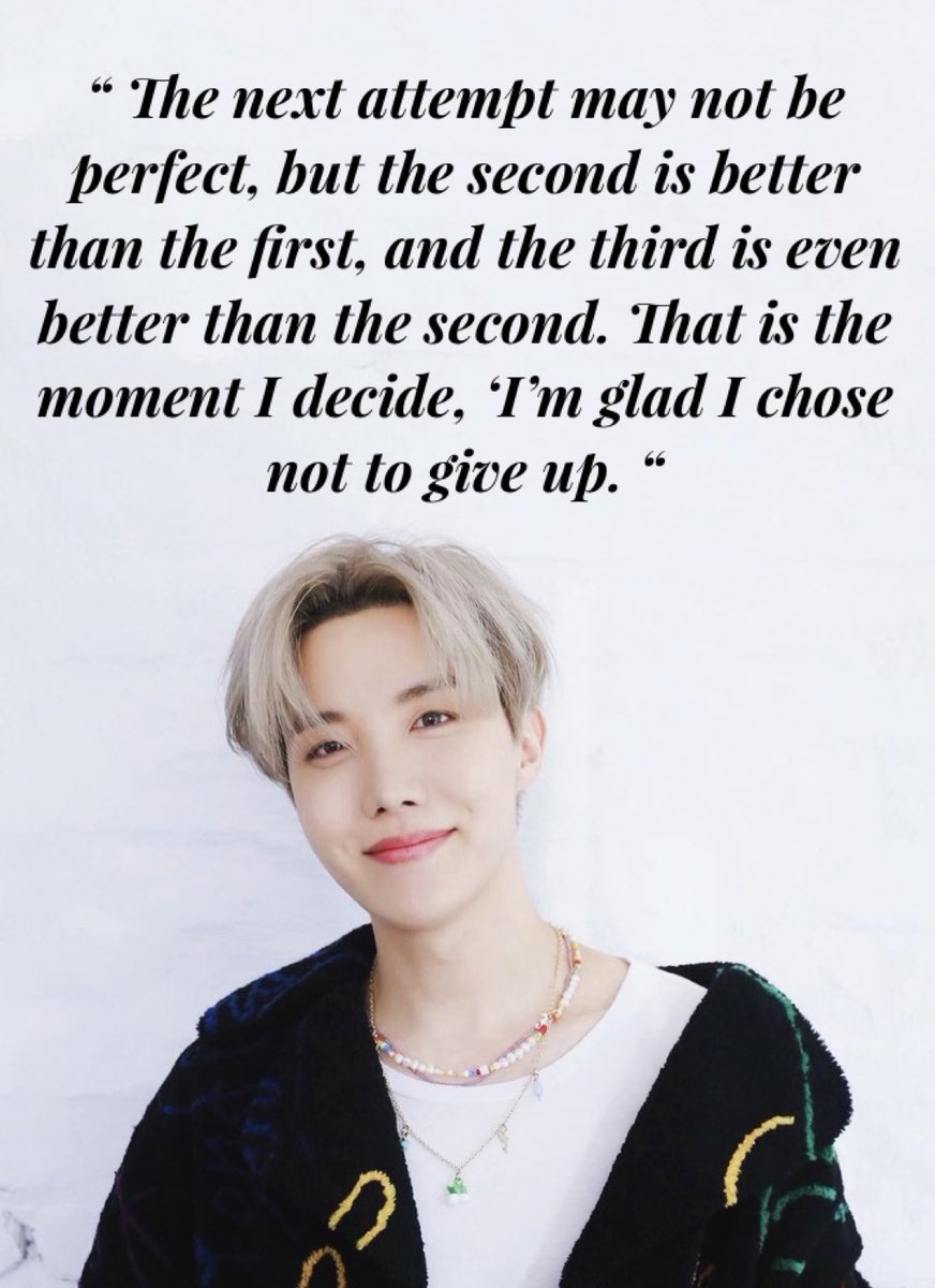 JCPurpleARMY's tweet photo. We are on Day 4 of Bangtan Quotes! Please enjoy the love and inspiration today!  ~💜~
#BangtanQuotes
#JHOPE 
@BTS_twt https://t.co/qWZTJYCX60