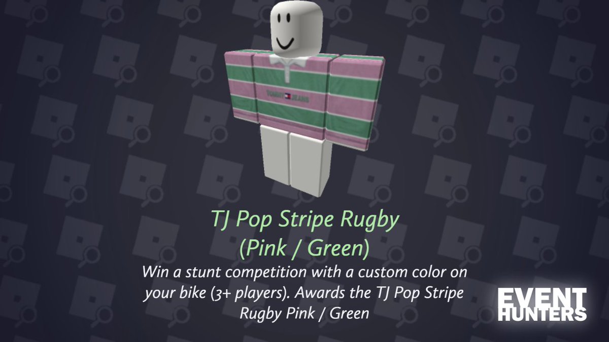 EVENT] *4 FREE ITEMS* How To Get 2 TJ Pop Hoodie & 2 Stripe Rugby Shirts on  Roblox - Tommy Play 