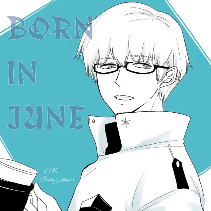 お題「6月生まれ」#ワートリ版深夜の真剣お絵かき60分一本勝負片桐隊長 