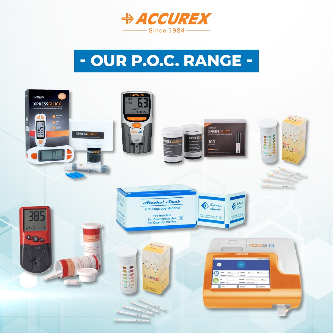 AccurexB's tweet image. #POC testing is getting popular in the medical diagnostic industry. Through #POCtesting the #labtests are available to the #doctors and #patients at home. 

#Accurex has a complete range of POC products to ensure faster and convenient testing.

Email: online@accurex.net