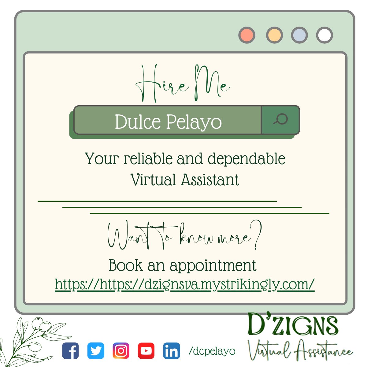 dcpelayo's tweet photo. 🙋Hire Me...
🤩I'm excited to work with you as a partner as you establish your brand and concentrate on your particular speciality.
Follow me on my social media accounts 

✔️📌Book an appointment here:  https://t.co/vlNO131byK
#populardzigns
#bookanappointment https://t.co/C21ICBZBwy