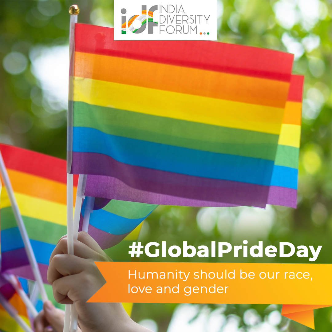 Indiadiversity1's tweet image. #GlobalPrideDay is celebrated every year on June 28 to accept identities. This day marks the date in history when the first #pridemarch was held in New York. Colourful parades, concerts &amp;amp; marches are held across the world to seek to create #community &amp;amp; honour the history 
.
#IDF
