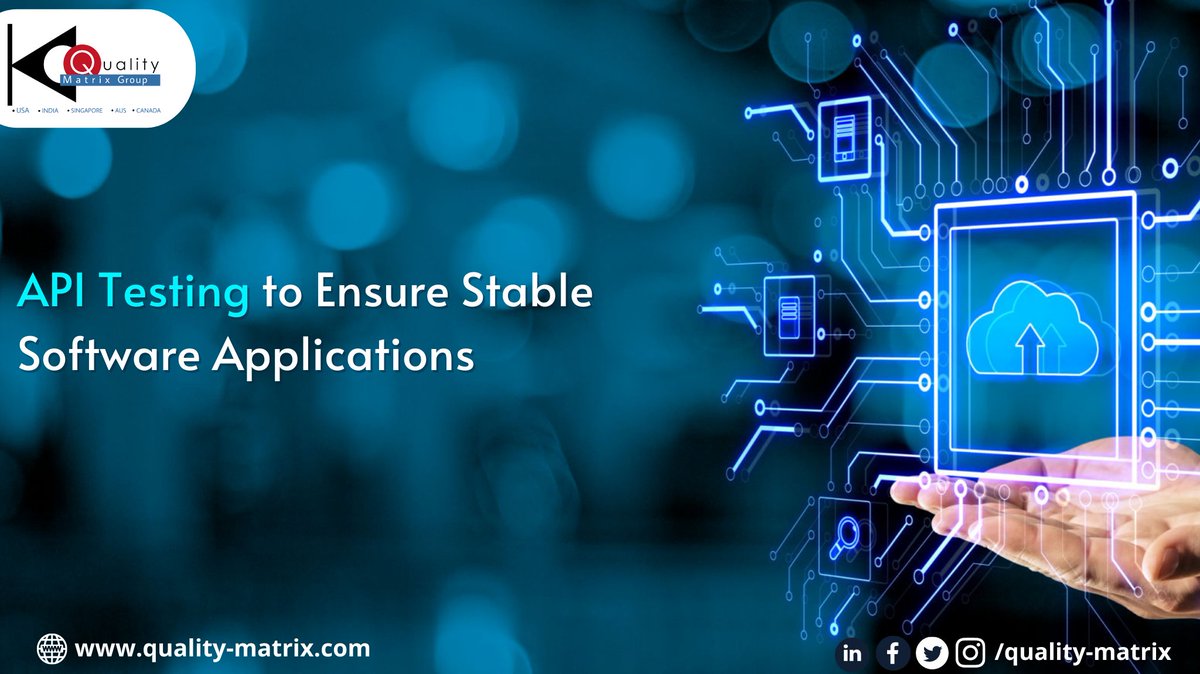 QualityMatrix's tweet image. @qualitymatrixgroup
Maintain bug-free APIs and seamlessly integrate with other services with no scope for technical and commercial concerns
quality-matrix.com
#API #apitesting #apitestingtools #apitestingautomation #automatedapitesting #AWS #apitesting #framework #apitesting