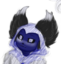 GenniiDrominda's tweet photo. I have no dang self control. Reaper!Nei - Her name is Era. #multitudeAU #Erathewolfskeleton #newcharacteralert https://t.co/ZqWGusXEqy