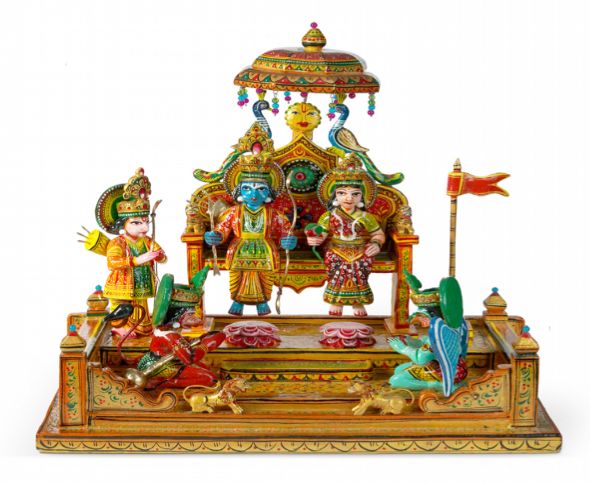 sidhant's tweet photo. PM Modi gifted Lacquerware Ram Durbar to Indonesia’s President

Origin: Varanasi, Uttar Pradesh https://t.co/FsMJSUyeMe