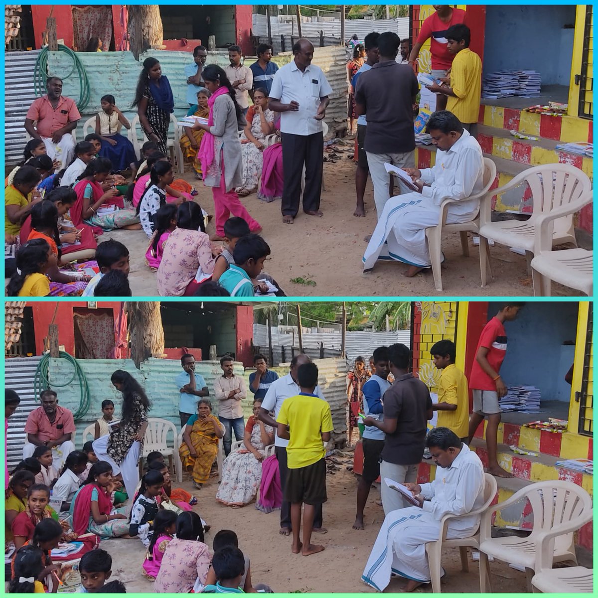 TholKoduThozhaa's tweet photo. Study materials have been distributed to more than 120 government school students from 1st std to 12th std in and around Ceylon colony area tuticorin. Sponsor: Arasan Gas Company Tuticorin.
#education
#EducateAStudent #Adithalam
#TholKoduThozha https://t.co/aEuJrBoxYj