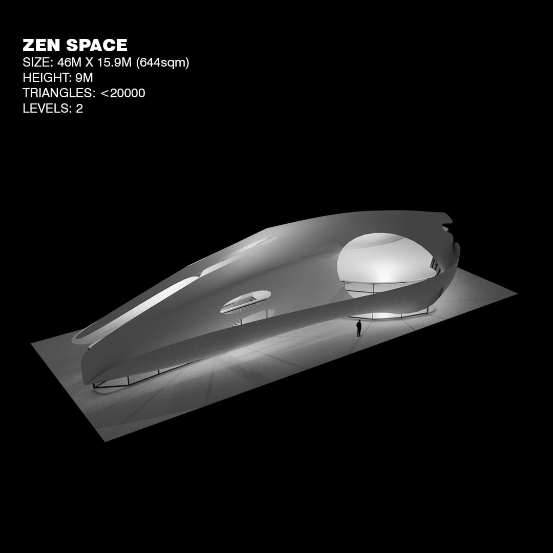 Blockchain Architect on Twitter "Zen Space is designed with organic architecture forms and