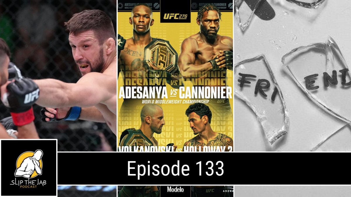 Episode 133: Gamrot vs Tsarukyan Recap 🇵🇱 - UFC 276 Adesanya vs Cannonier Preview 👀 - Reconnecting With The Fans 🤙🏼 - Has The Podcast Ruined Our Friendship? 🤔 

Link: slipthejabpodcast.com/podcast

Available on all streaming platforms 🎧

#UFCVegas57 #UFC276 #UFC #Bellator282 #MMA