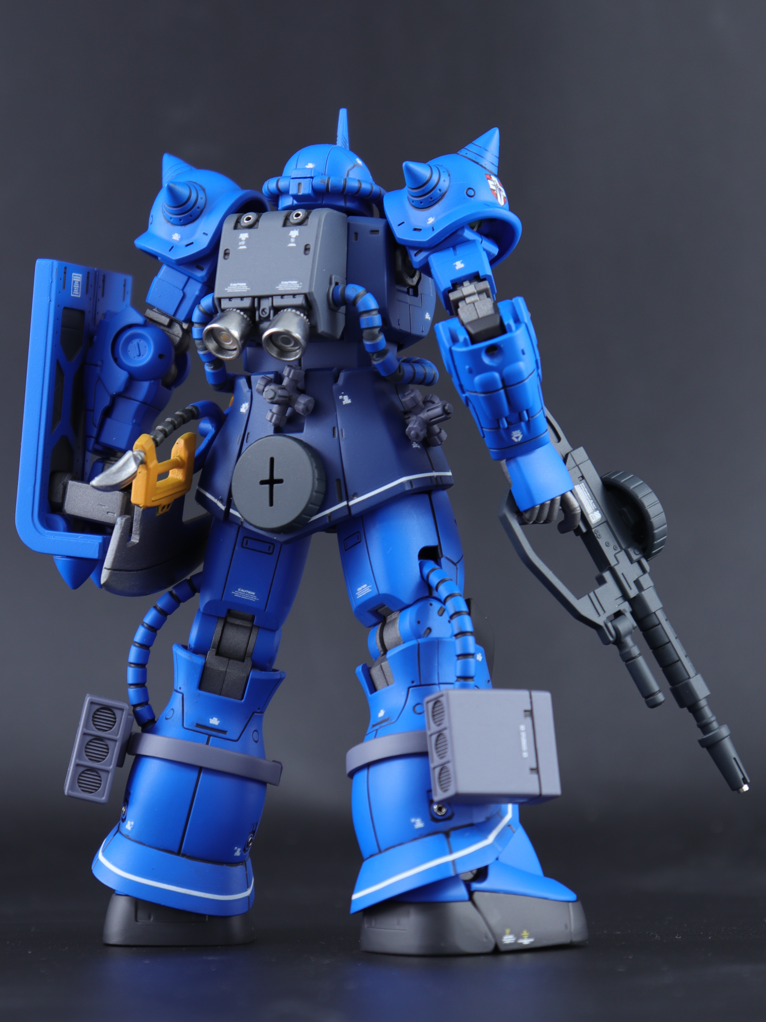 ガンプラ完成品）HGシャア専用ザクⅡ オリジン版 改修塗装完成品
