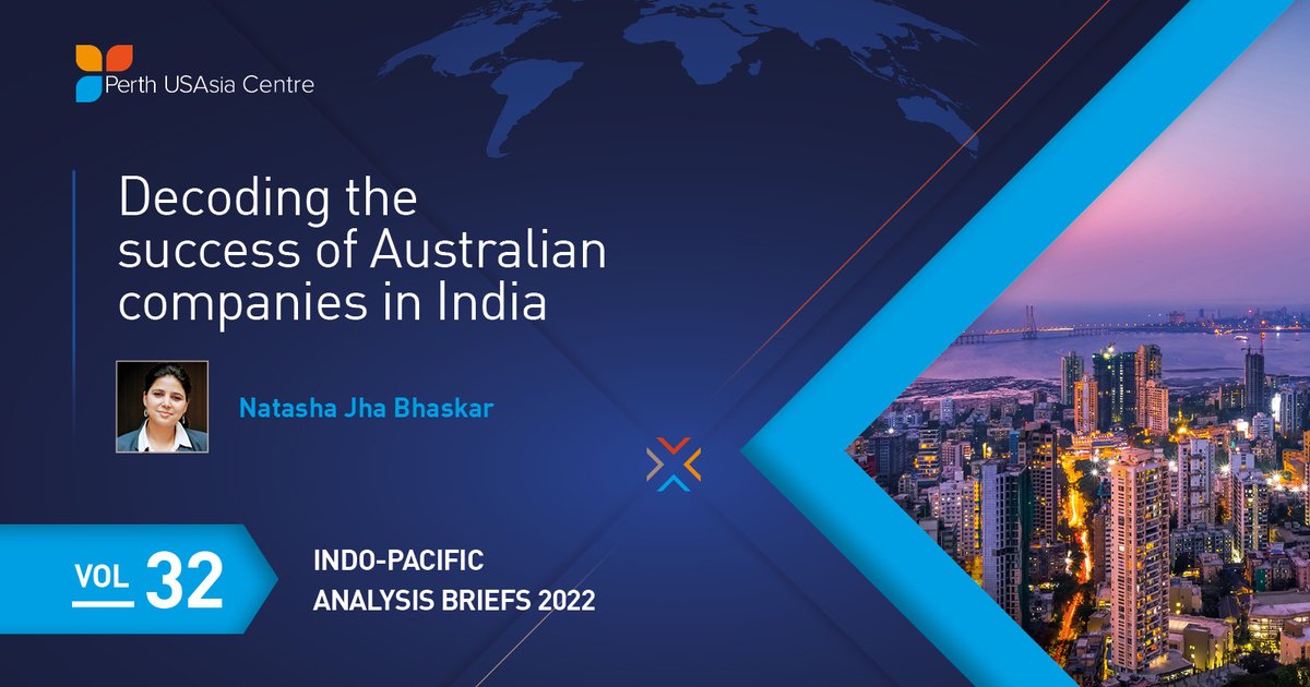 PerthUSAsia's tweet photo. "As #India experiences an economic transformation, there are meaningful opportunities for Australian businesses to invest in a growing market," @natashajha.
Find out 7 lessons for companies seeking to do business in India below ๐ฆ๐บ๐ฎ๐ณ
Download the report: https://t.co/TOcWNDOHjj https://t.co/GUMQrN4X8g