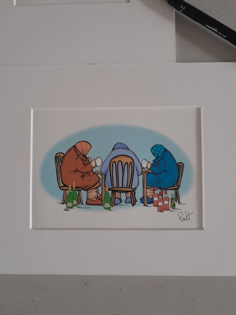 Morning  folks . Enjoy yer day. #MHHSBD #EarlyBiz prints and cards from  OorPatts.com