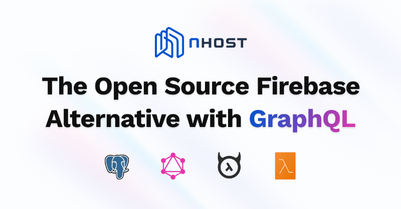 nhost's tweet photo. Nhost: The Open Source Firebase Alternative with GraphQL.

● SQL (Postgres)
● GraphQL (Hasura)
● Open Source
● Excellent DevX

Star us on GitHub! ⭐

https://t.co/r0lQRpKWLp