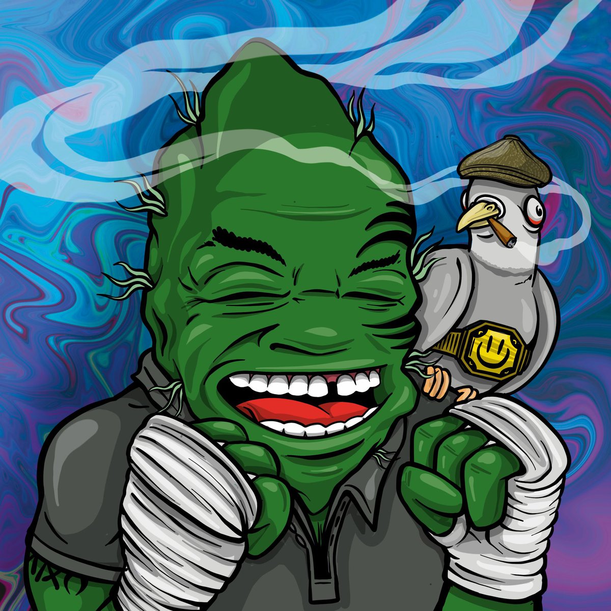 Want to win a FREE TTHC “Hazy Hooliganz”MintPass? 

Just complete the following to enter: 

1. JOIN OUR DISCORD

2. FOLLOW <a href="/ATSNFT/">Apes Together Strong NFT</a> &amp; @TTHC_NFT 

3. REETWEET + TAG 3 

4. BE IN THE SPACES BELOW 👇 
x.com/i/spaces/1kvJp…