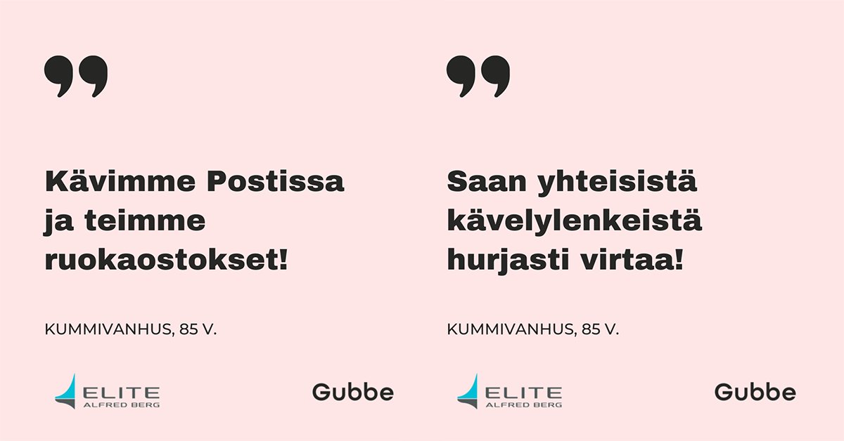 Gubben kummitoiminnan avulla olemme voineet antaa lahjaksi iloa ja aikaa yksinäiselle, vähävaraiselle vanhukselle. Lisäksi olemme työllistäneet nuoren puoleksi vuoden ajaksi merkityksellisen osa-aikatyön pariin. Kiitos <a href="/gubbeio/">Gubbe</a> ! hubs.ly/Q01dgWN00 #hyvänjarahantasapaino