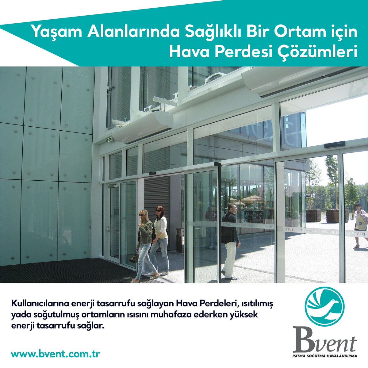Bvent, yaşam alanlarında sağlıklı bir ortam içinhava perdesi çözümlerini sizlere sunmaktadır.
#bvent #bventmühendislik #havaperdesi #aircurtain #jetfan #hvac #havalandırma #ısıtma #soğutma #avm #alışverimerkezi  #izmir #türkiye