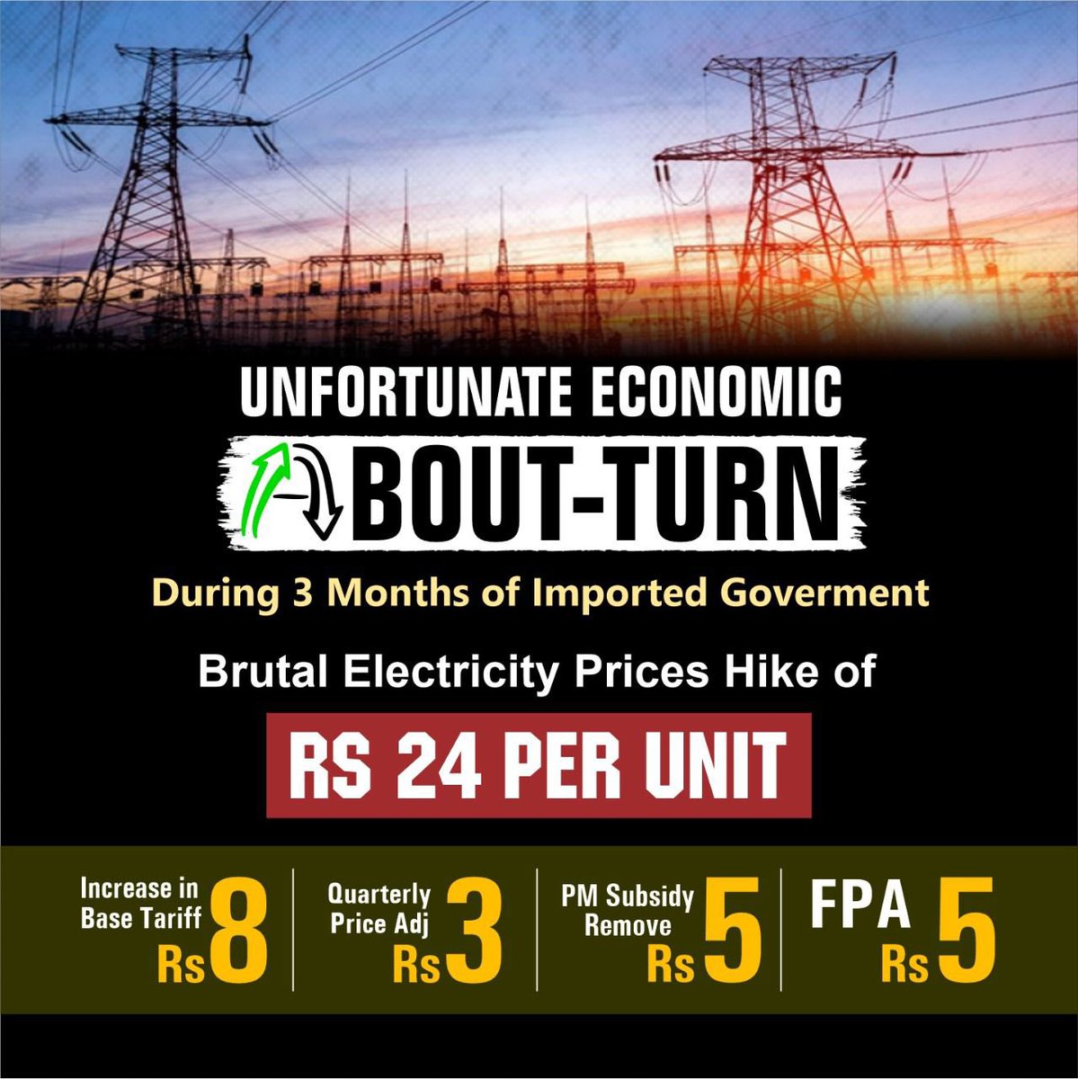 fsherjan's tweet photo. #AboutTurn Govt is running Pakistan’s economy into the ground. Bera garq hi chukka aur #ShehbazSpeed #Zardari aur #Fazlurehman iss qaum Kay mujram hain. Apnay liye #NRO2 aur awam Kay liye jaan leva #mehngai
#سازشیوں_کی_کارکردگی https://t.co/YHvlyH9rjN