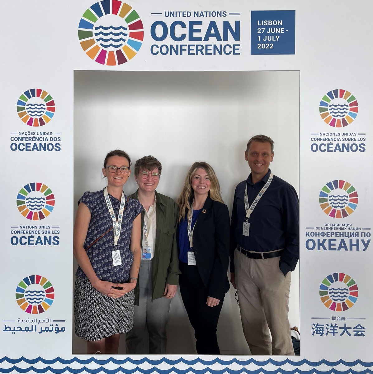 Changing Oceans Edinburgh (@changing_oceans) on Twitter photo Changing Ocean Research Group members from <a href="/EdinburghUni/">The University of Edinburgh</a> are in Lisbon this week for the #UNOceanConference 🌊🌎
<a href="/jmurrayroberts/">J Murray Roberts</a> <a href="/ChristineOceans/">Christine Gaebel</a> <a href="/drsianhenley/">Sian Henley</a> <a href="/iAtlanticEU/">iAtlanticEU</a> <a href="/GeosciencesEd/">School of GeoSciences @ University of Edinburgh</a> <a href="/e3dtp/">E4 Doctoral Training Partnership</a> <a href="/mastscot/">MASTS</a> Changing Ocean Research Group members from <a href="/EdinburghUni/">The University of Edinburgh</a> are in Lisbon this week for the #UNOceanConference 🌊🌎
<a href="/jmurrayroberts/">J Murray Roberts</a> <a href="/ChristineOceans/">Christine Gaebel</a> <a href="/drsianhenley/">Sian Henley</a> <a href="/iAtlanticEU/">iAtlanticEU</a> <a href="/GeosciencesEd/">School of GeoSciences @ University of Edinburgh</a> <a href="/e3dtp/">E4 Doctoral Training Partnership</a> <a href="/mastscot/">MASTS</a>
