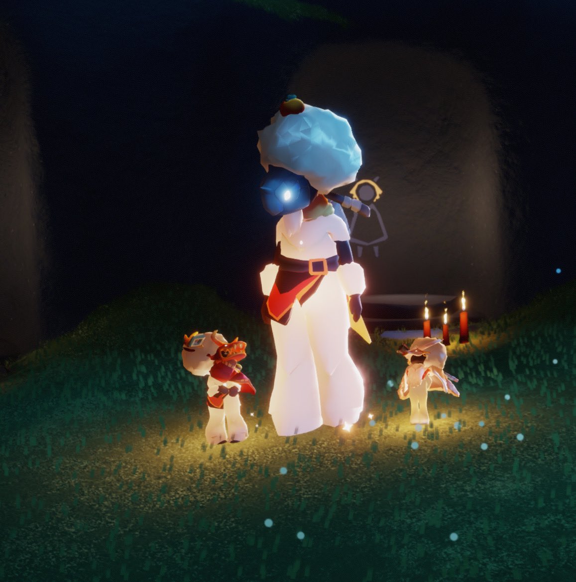 大きな猫さんとミニマムアフあげ