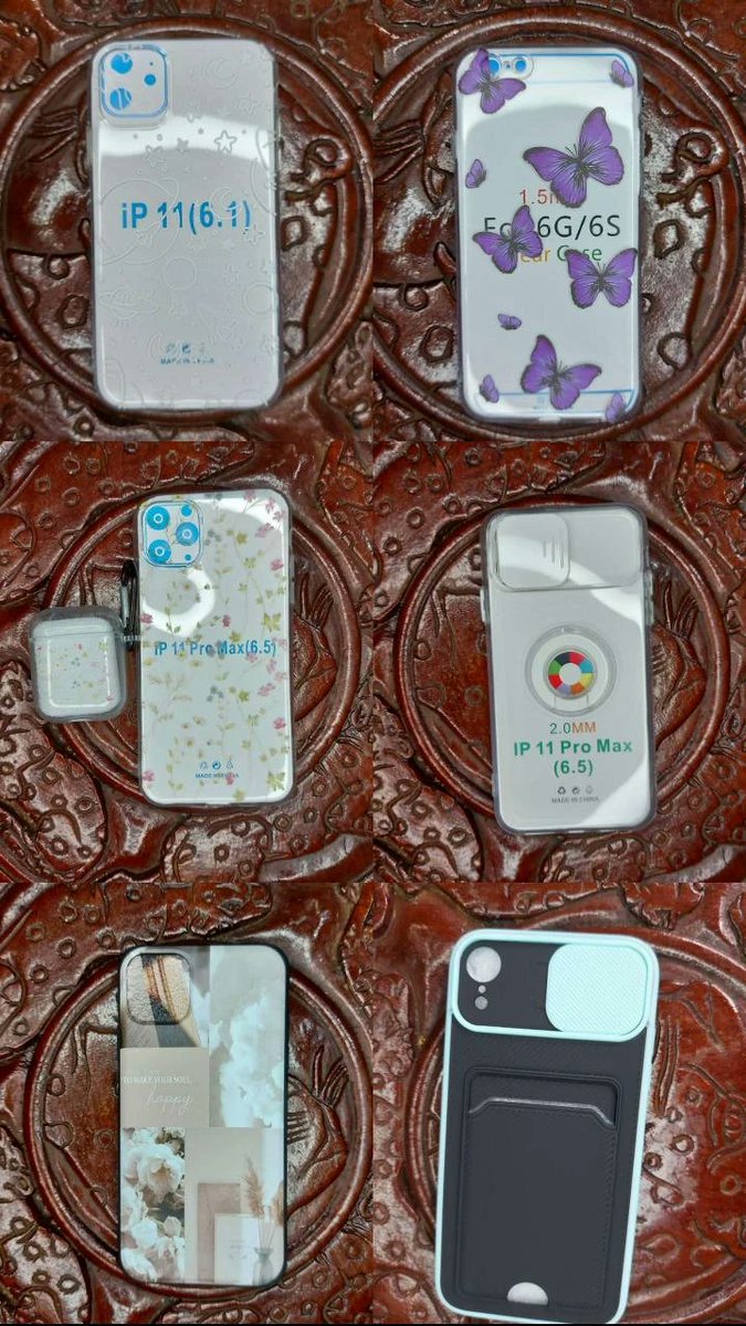 Vieeeeeeeee3's tweet photo. Iphone 6, XR,11,11 pro ,13 cases
Airpods 1/2,pro and 3 cases readily available
0990968191
Other samples on order!!!! : ) https://t.co/qjINCh2LMR