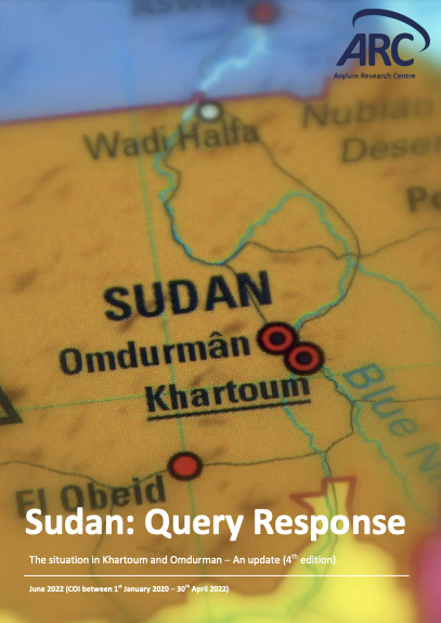 Just published our latest country report on Khartoum and Omdurman: lnkd.in/eVfmzZMa. The report specifically looks at the situation and treatment of particular profile groups.
Thank you to <a href="/WagingPeaceUK/">Waging Peace 🧡</a> for their wonderful insights.