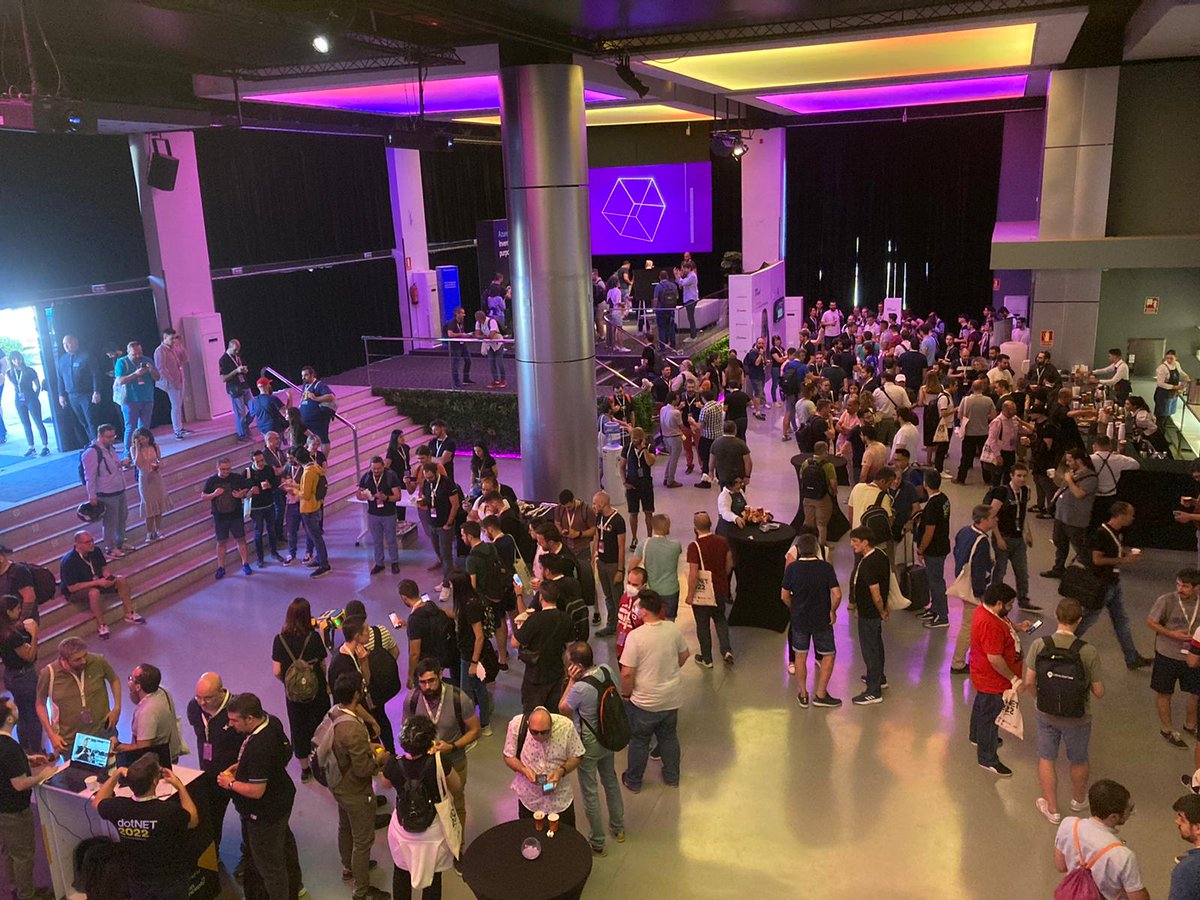 plainconcepts's tweet image. ¡Que ilusión volver a los eventos presenciales y además hacerlo tan a lo grande! 🙌
¡La #dotNET2022 está siendo todo un éxito!

¡Esperamos que estéis disfrutando del día y cargando pilas para volver a tope a las 11:25! 🚀

@dotNetConfSpain