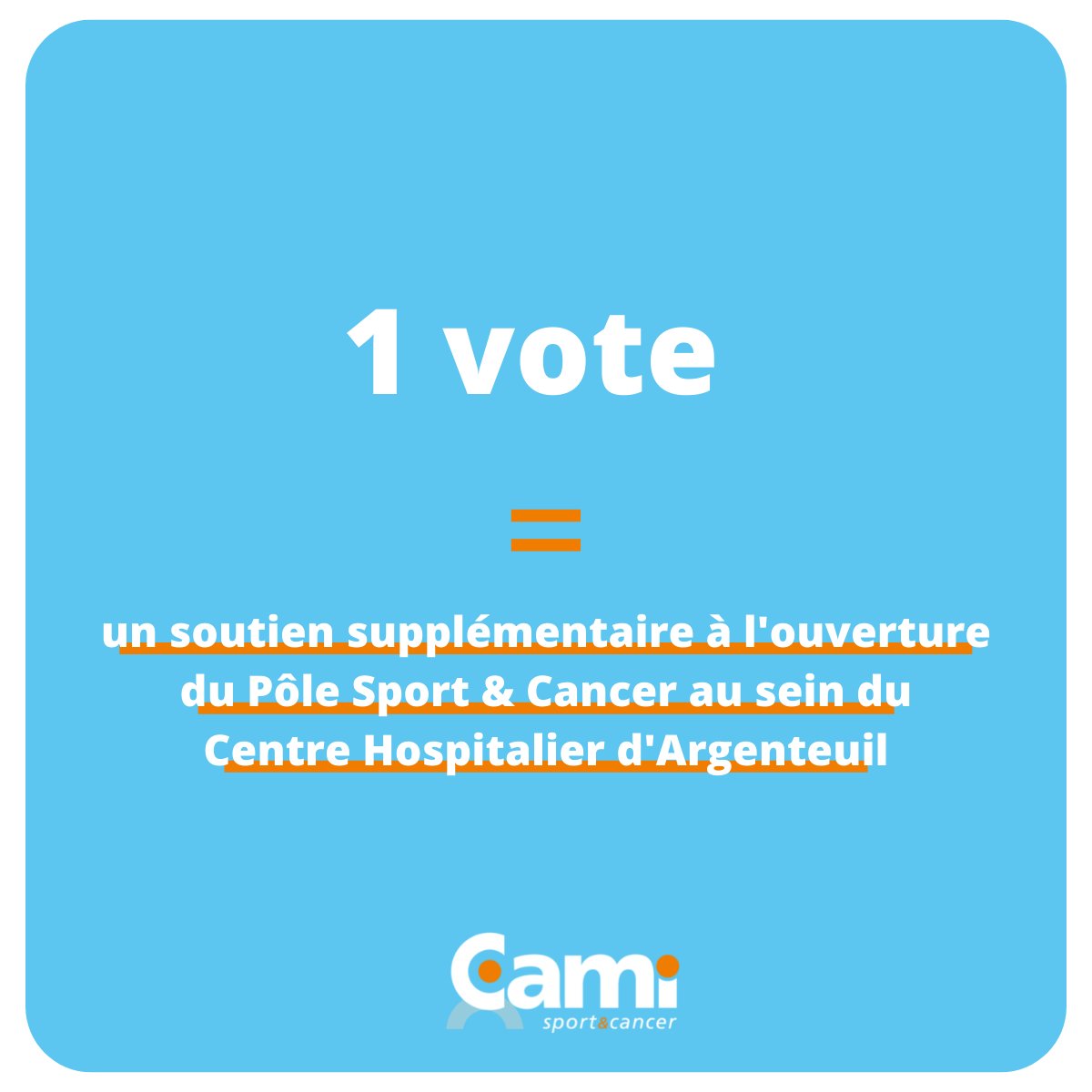 CAMI Sport & Cancer tweet media