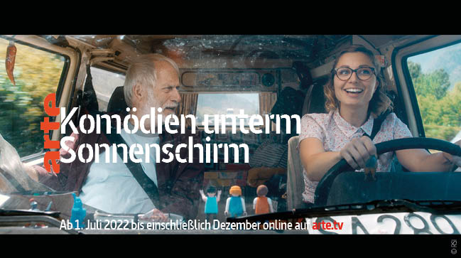 ARTEpresse's tweet image. „Komödien unterm Sonnenschirm“  ist der Titel einer Auswahl an Komödien, die @ARTEde ab Freitag, 1. Juli, bis einschließlich Dezember auf ow.ly/T1lA50JJig1 zur Verfügung stellt.  #WebOnly