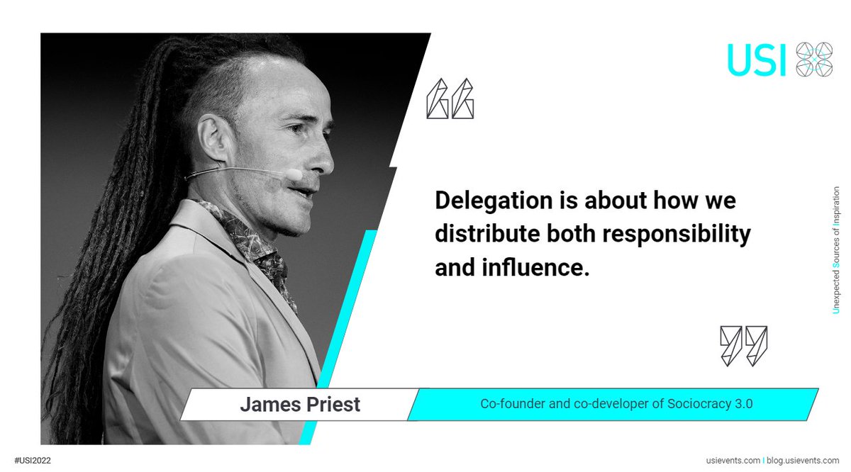 [#USI2022] En direct du Talk de James Priest ! 
La sociocratie se présente comme une approche socio-technique visant à appliquer les démarches agiles à plus grande échelle et rendre les entreprises plus résilientes.

#sociocraty #organization 
<a href="/jamespriest_S3/">James Priest</a>