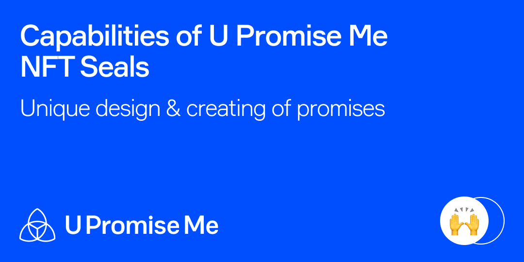 What are the capabilities of UPM Seals? 

🌈 Users that obtain these Seals will be able to activate them, enabling a unique color scheme for their future promises. 
🔥 Seals will also contain a randomized amount of UPM tokens, available for use in creating promises.

#tezos #SBT