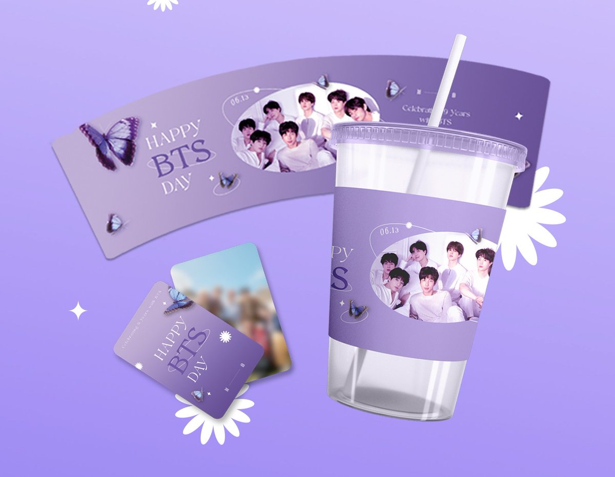 BangtanIRE's tweet photo. 🇮🇪 Cupsleeve Request Form

Please fill out this form if you missed our cupsleeve event and would like to buy one and have it sent to you 💜

👉https://t.co/6V9wOCbw1Q

Unfortunately we have no PCs left over that can be sent out ~Gem https://t.co/aQVnqQcF4c
