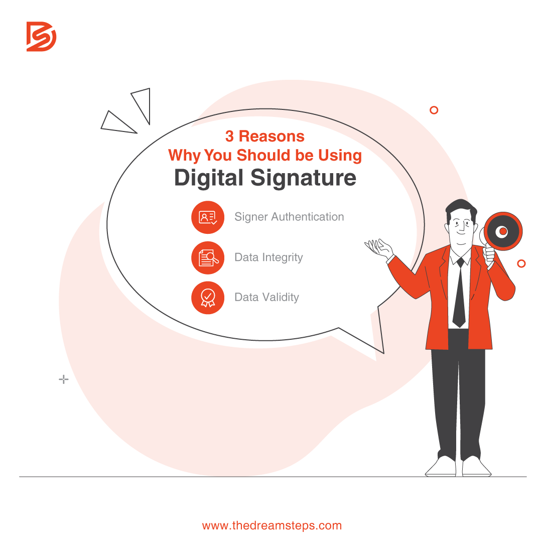DreamStepsTech's tweet photo. Digital Signatures are the best way to claim authenticity and validity. There is no denial of the identity of the person.

Strengthen your online presence today. Connect us.

#TuesdayTip #TipOfTheDay #DigitalSignature #TipTuesday #TechTips #DigitalSign #TeamDreamers #DreamSteps https://t.co/ieVPQbozZn