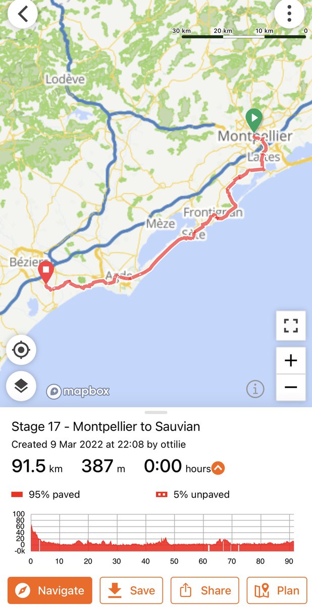 Stage 17 of The London Square OQ Vuelta A Casa. 5 days to go! Off to Sauvian today. Get behind us, we’re down to just two of us 🚲🚲

Follow us 👉🏽 followmychallenge.com/live/vuelta-a-…

Keep sending pennies 👉🏽 gofund.me/b1dcd5e0