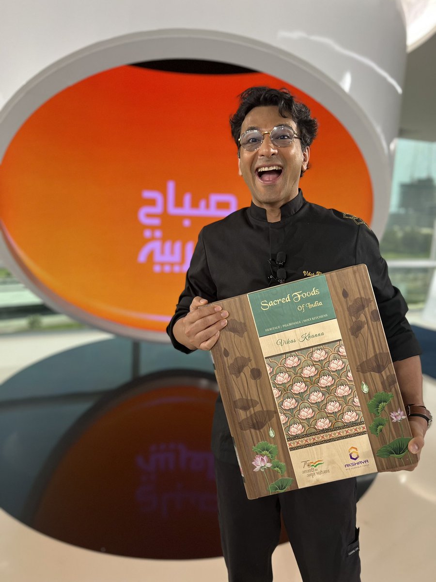 Proud to be on  صباح العربية
The Morning Show (The First. The Oldest Arabic Show in Middle East) 
@AlArabiya 
@AlArabiya_Eng 
@akshayaNFT 
@Thevediccosmos 
@JAresorts