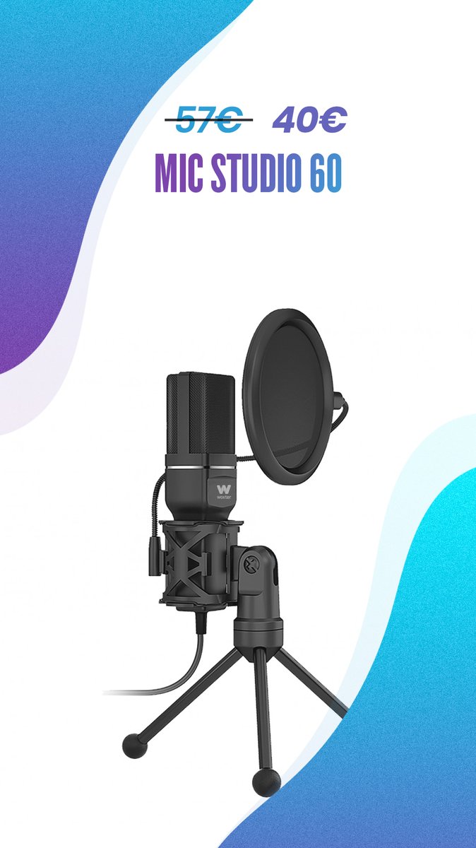 StingerGaming's tweet photo. 🤯 ¡¡BAJADA DE PRECIOS!! 🤯

👉🏼 Mic Studio 60

🚨 Antes 57€
✅ Ahora 40€

▶️ Link directo https://t.co/uoKmIyqNft https://t.co/uYf2s49zwS