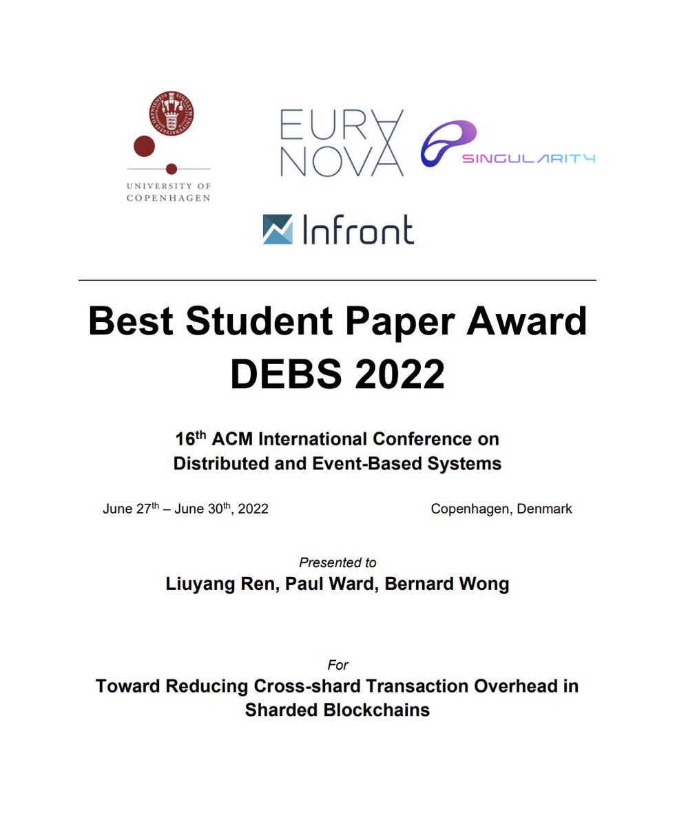 DEBS 2023 (@ACM_DEBS) / Posts / X
