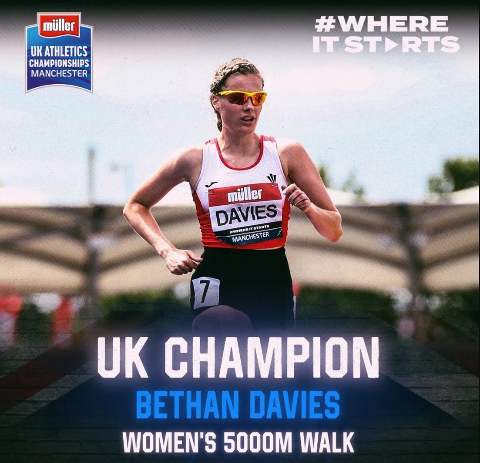 Was chuffed to to see Bethan on form winning the British Championships again for the 7th time. Looking good for Birmingham Commonwealths in just a few week <a href="/bethanldavies/">Bethan Davies</a>