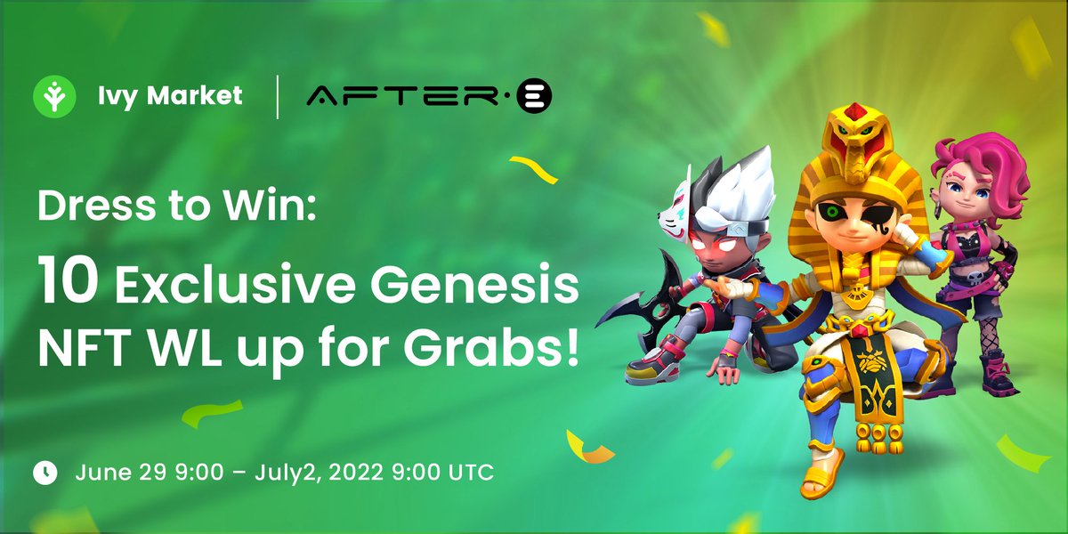 IvyMakerEN's tweet photo. 😎 #IvyMarket x @AfterEio Gleam #giveaway starts now!
𝟏𝟎 𝐖𝐋 𝐒𝐩𝐨𝐭𝐬 for those who

1⃣ Join https://t.co/9MJ0SKZUqb
2⃣ Follow @AfterEio &amp; @IvyMarket 
3⃣ Like, RT &amp; tag a friend!

⏰ June 29 – July 2 9:00 (UTC)
Go &amp; win 𝐢𝐧 𝐬𝐭𝐲𝐥𝐞 🌟💎 🫰
https://t.co/1APFhUd7vF https://t.co/4lNqB15FNj