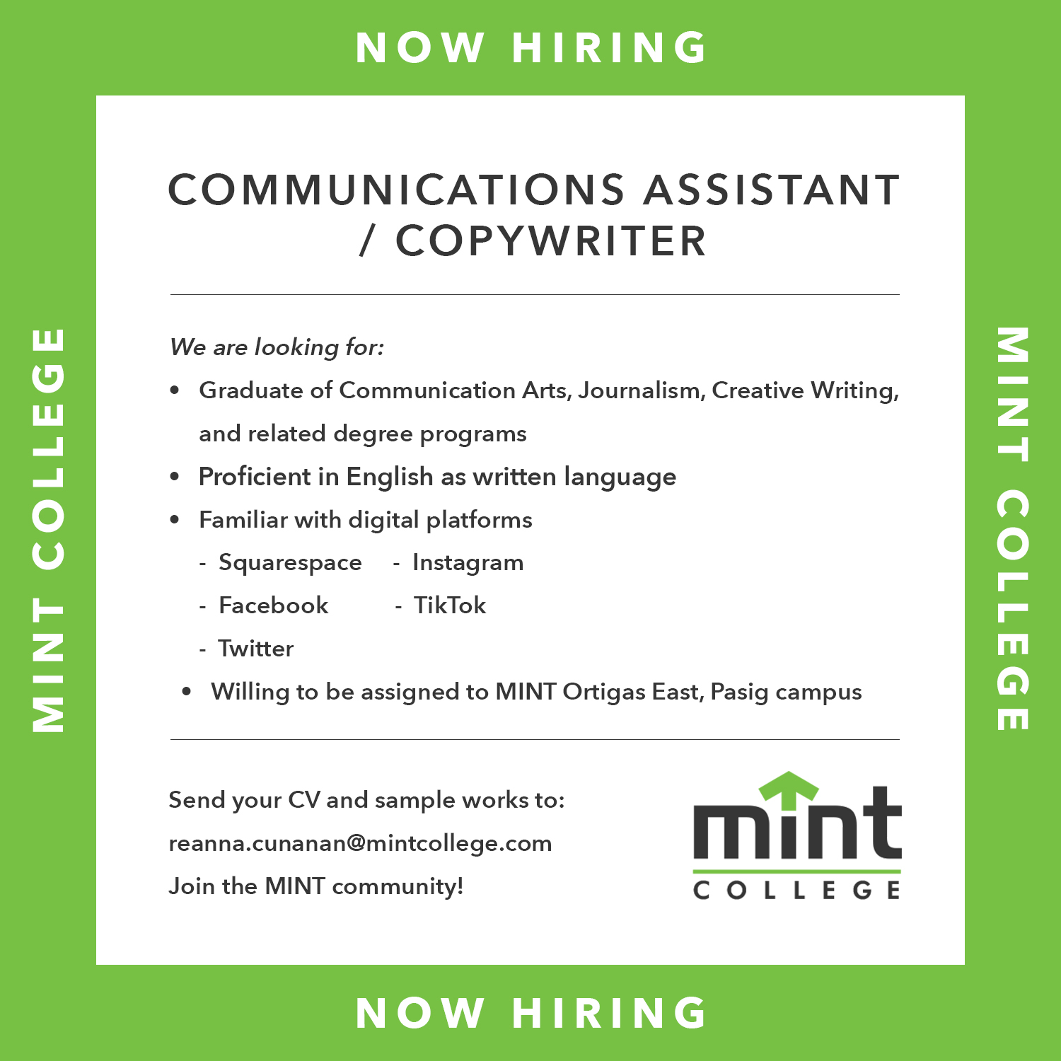 MINT College (mintschool) / Twitter