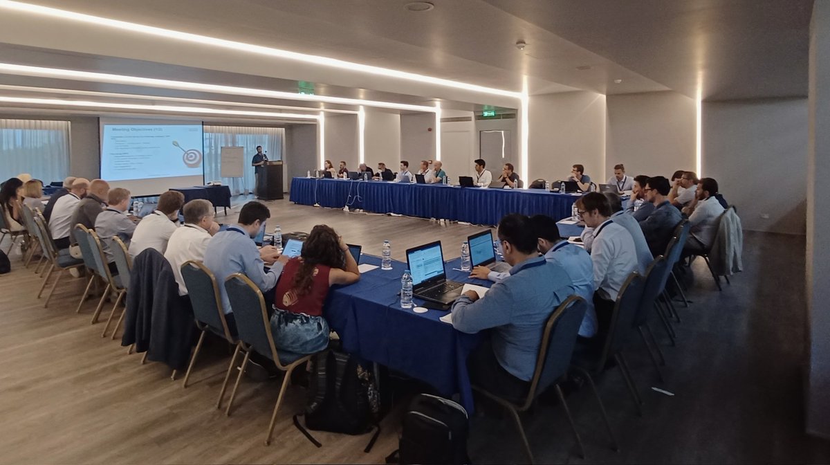 🙌The <a href="/Charge4E/">eCharge4Drivers</a> consortium just met in Athens 🇬🇷 for the 4th Plenary Meeting of the project! 

A warm welcome from <a href="/ekarfopoulos/">EvangelosKarfopoulos</a> &amp; Villy <a href="/portouli/">Villy Portouli</a> from <a href="/ISENSE_GROUP/">I-SENSE GROUP/ ICCS</a> before the meeting starts. So excited to meet f2f!
