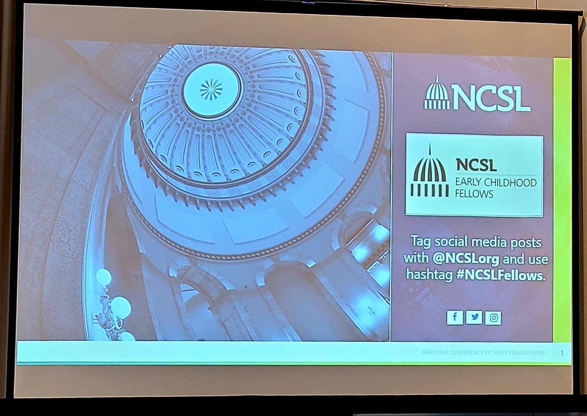 Welcome session for <a href="/NCSLorg/">NCSL</a>
Early Childhood Fellows 10th Cohort in Seattle. 
#NCSLFellows
#ECF22