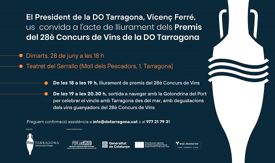 El Teatro del Serrallo de Tarragona acoge hoy la 28ª edición de los Premios vinícolas de la Pequeña DO @DOTarragona