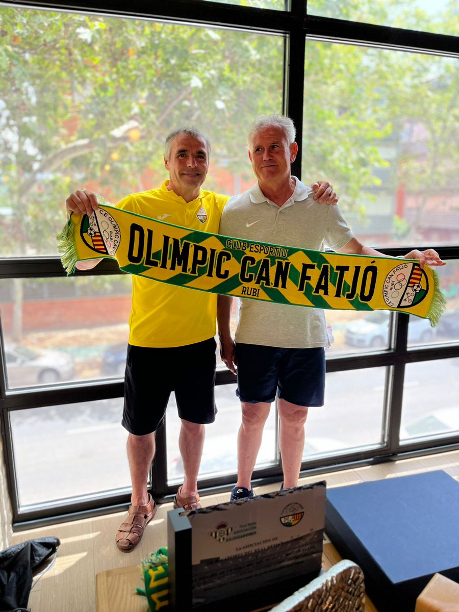 Nos volvemos a encontrar con el Olimpic Can Fatjó de Rubí en la Ciudad Deportiva Luis del Sol.
exjugadoresdelrealbetis.es/revivimos-gran…