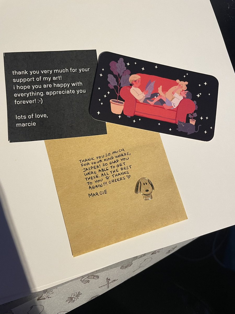 immaEEEEyourmom's tweet image. Oh my god my prints from @_45789 came in and I’m so happy 😭💕 I got a little note too and I think I died a little inside over how happy I was to read it. The quality is amazing and I’ve been staring at them for too long