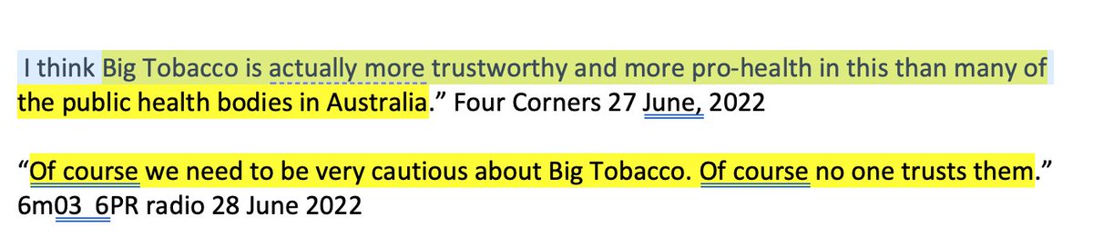 Vaping spruiker Colin Mendelsohn from #4Corners and then the very next day protect-au.mimecast.com/s/qeiXCJyBrGf8… Oh my ... @gracetobin @4corners