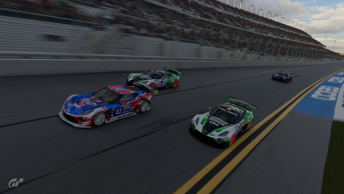 Carreron con mi compañero Sergio P3/P4. La mejor carrera en gran turismo que he tenido. Ir 27 vueltas a menos de 0,500s de tu compañero no es fácil. Mis respetos a @ENERGYSGO y <a href="/KrakenStainsGT/">Kraken Stains GT</a> por el podio. Y sobre todo a <a href="/PadawanTeam/">Padawan Racing Team</a> por el increíble campeonato.
<a href="/ZGZRallyTeam/">ZGZ RALLY TEAM Simracers</a>