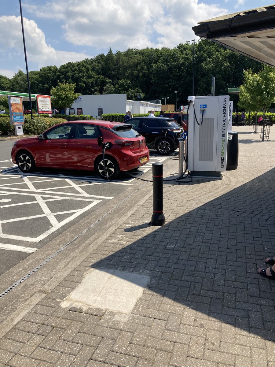 Charging up my car at EV station on M5 but with government pressing ahead for all electric vehicles by 2030 there is a massive imbalance of infrastructure to cope with changes ⁦<a href="/GRIDSERVE_HQ/">GRIDSERVE</a>⁩ ⁦<a href="/InstaVoltUK/">InstaVolt</a>⁩ ⁦<a href="/UKgovcomms/">Government Communication Service</a>⁩ ⁦<a href="/Tesla/">Tesla</a>⁩