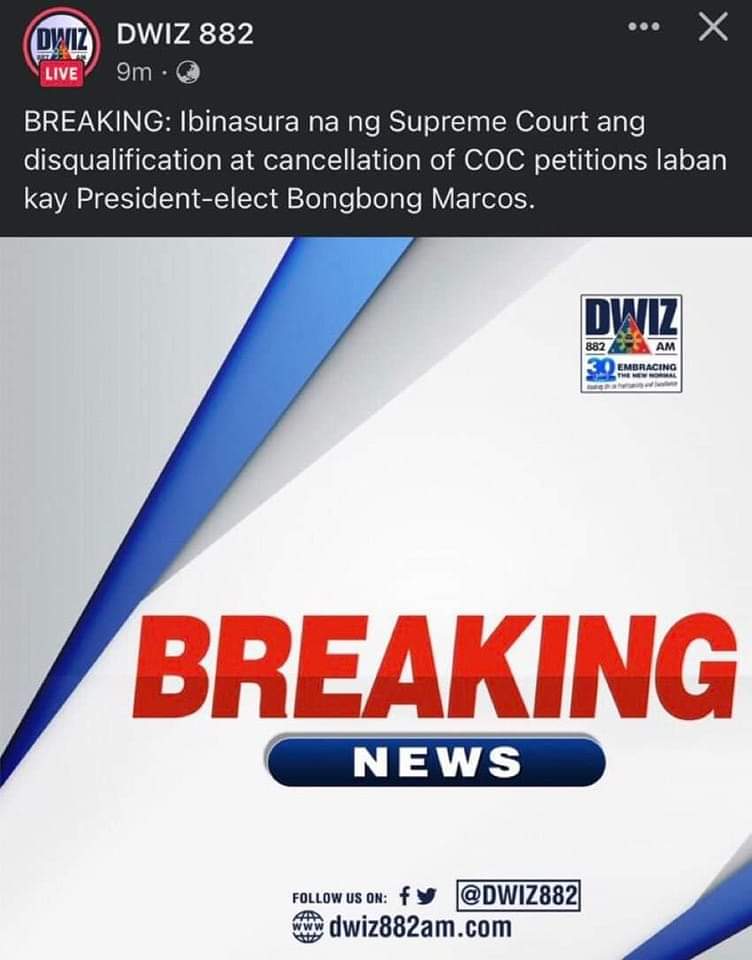 sigurado patay na naman ang demokrasya nito😁😁😁