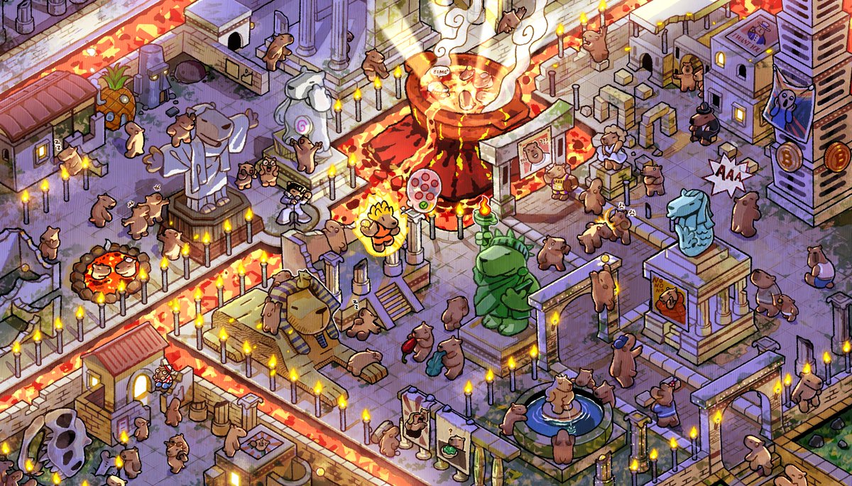 In Capybara's world, they are also crazy about memes! 😍 Tell us how many memes can you find in the picture ​ 🌄 ​
​
Learn more about Capybara NFT​
🔗 linktr.ee/capybara.nft.h…​

#NFT #Capybara #memes #memesdaily #DeFi